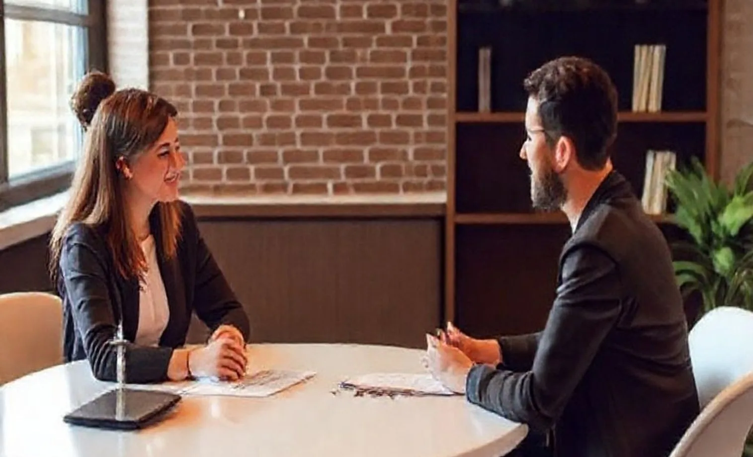 Career transition coaching session