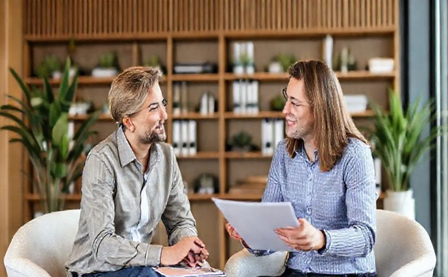 Professional change consultation modern office